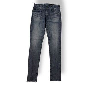 Ag Jeans Adriano Goldschmied Farrah Skinny High Rise Jean Stretch Grey Mist 25R